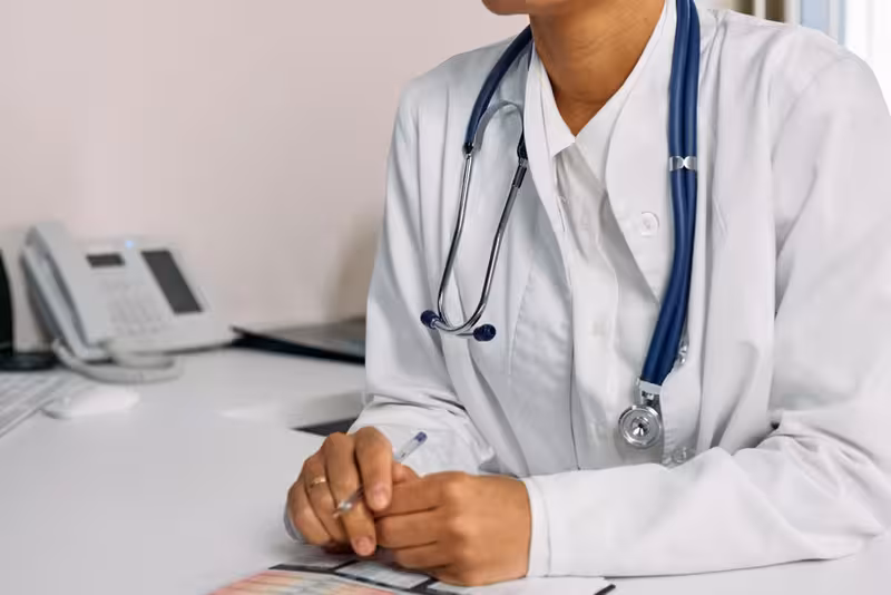 Disabled Parking and Easier Access for Visitors: A doctor in a clinic Doctor in clinic for Disabled Parking and Easier Access for Visitors - Emergency Contact For Surbiton: Private Microsuction...